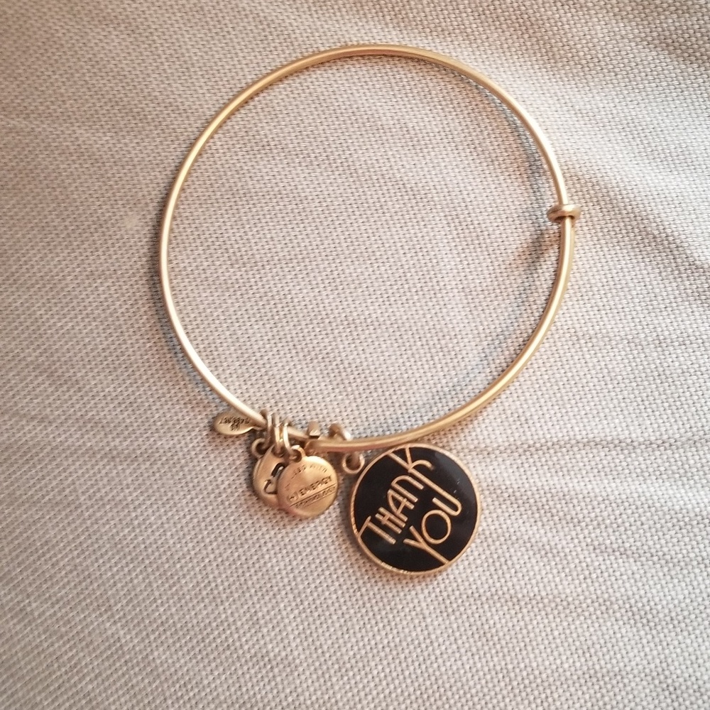 Alex and ani "Thank you" bracelet